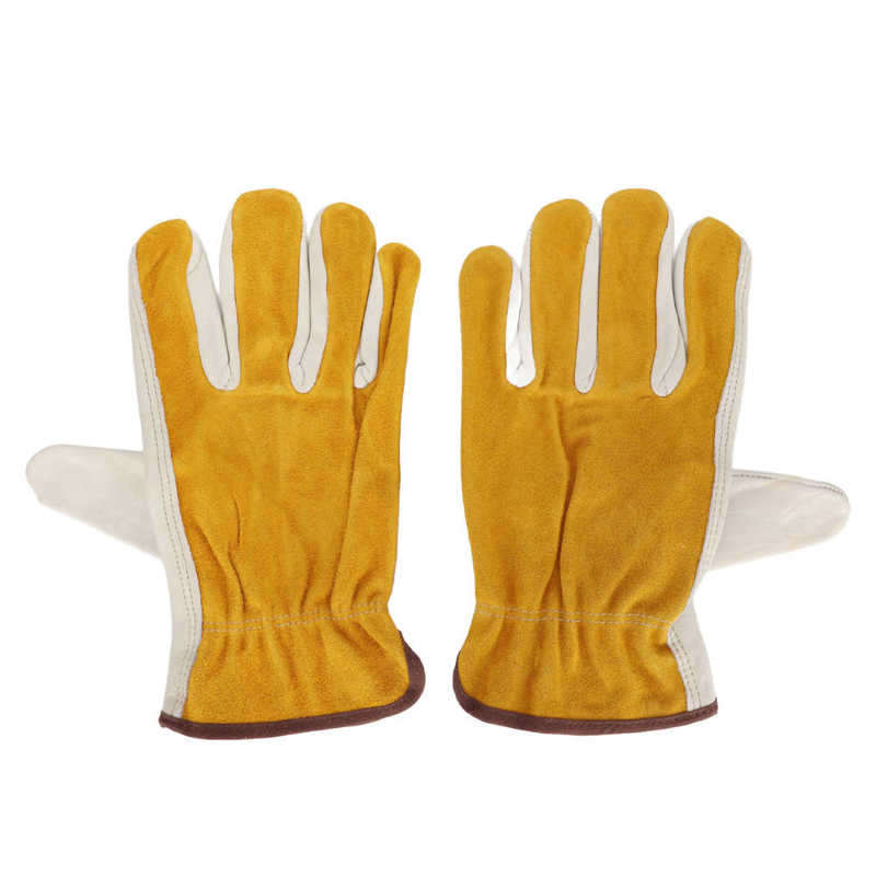 Gardening Gloves Wear Resistant Leather Working Gl..